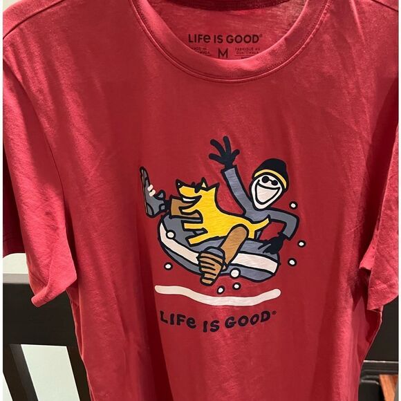 Life Is Good Other - NWT Men’s Medium Life is Good Red Graphic T-Shirt #359